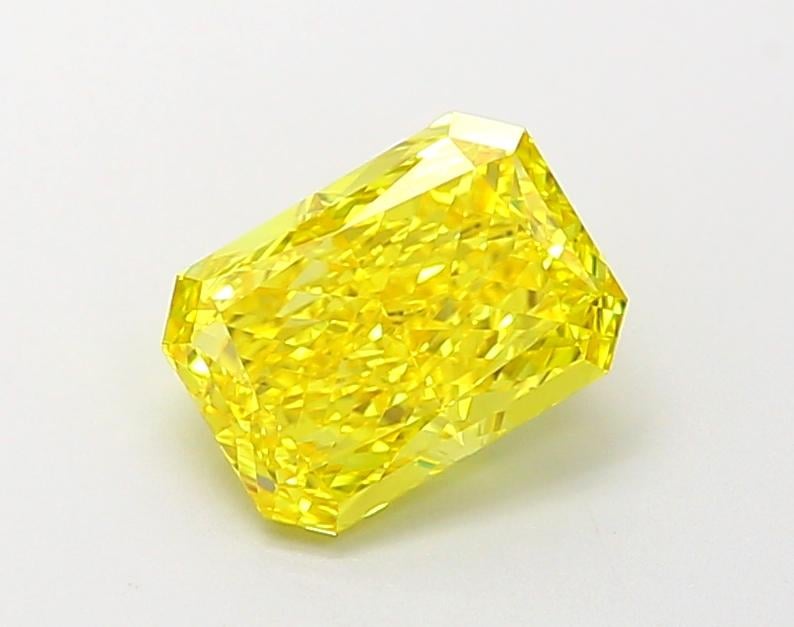 1.32 Ct. Fancy Vivid Yellow Radiant Lab Grown Diamond
