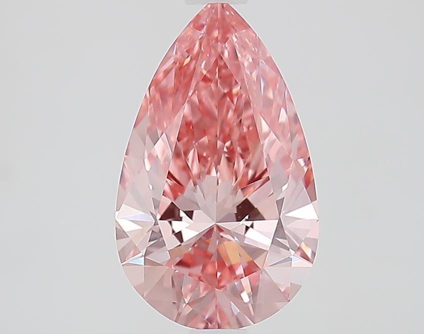1.87 Ct. Fancy Vivid Pink Pear Lab Grown Diamond