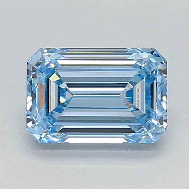 2.08 Ct. Fancy Intense  Blue Emerald Lab Grown Diamond