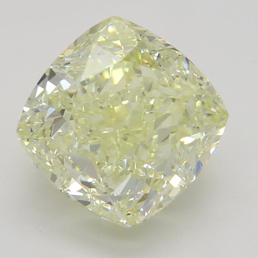 3.02 Ct. Fancy Yellow Cushion Diamond