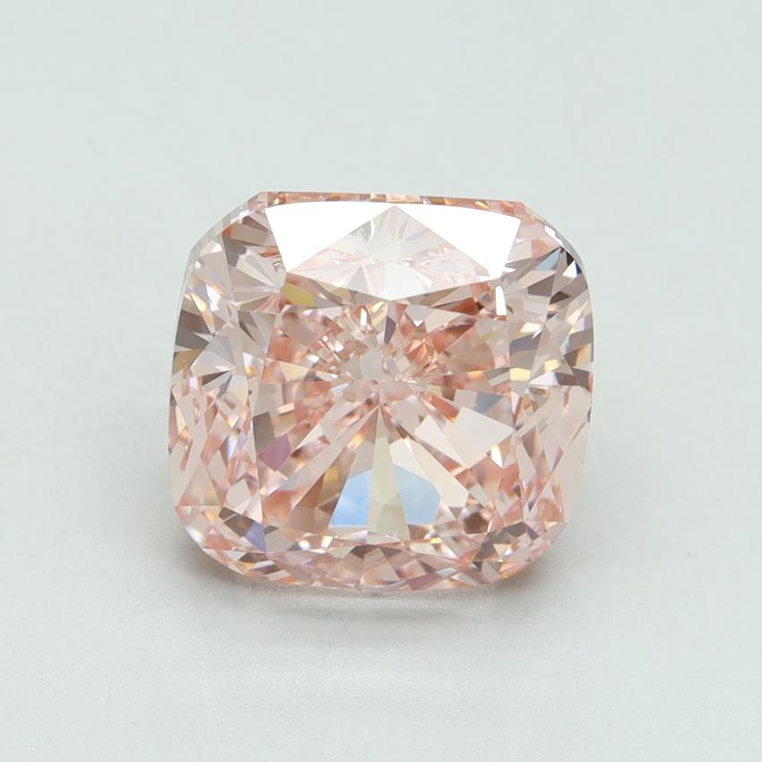 5.00 Ct. Fancy Intense Pink Cushion Lab Grown Diamond