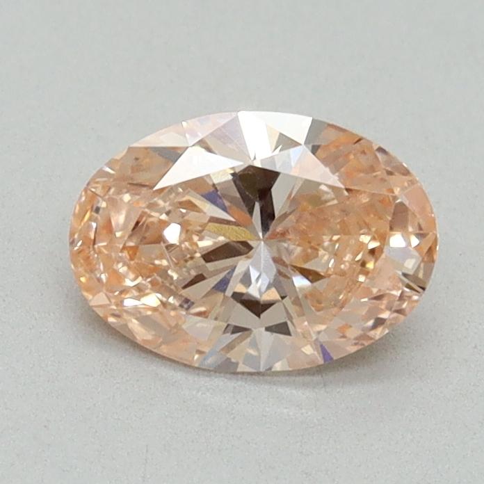 0.71 Ct. Fancy Brownish Pink Oval Lab Grown Diamond