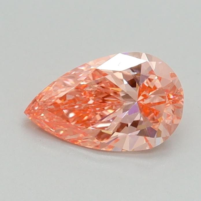 0.57 Ct. Fancy Intense Pink Pear Lab Grown Diamond