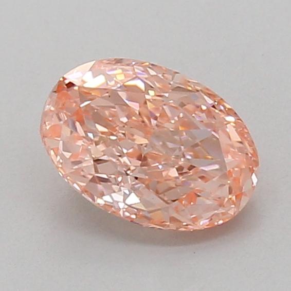 1.03 Ct. Fancy Vivid Pink Oval Lab Grown Diamond