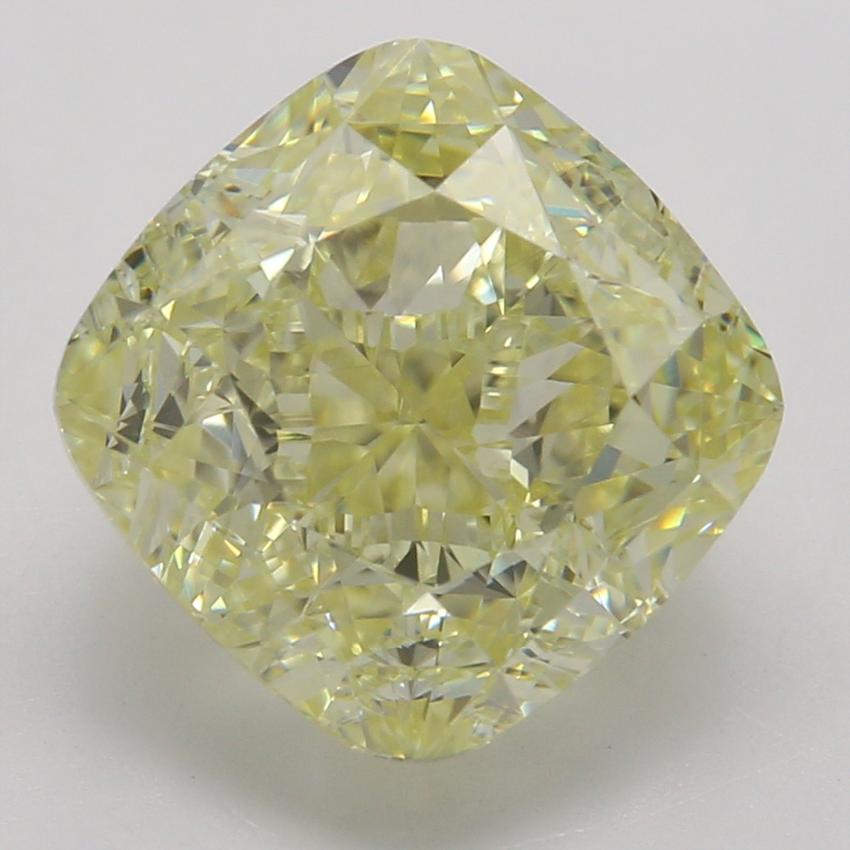 3.03 Ct. Fancy Yellow Cushion Diamond