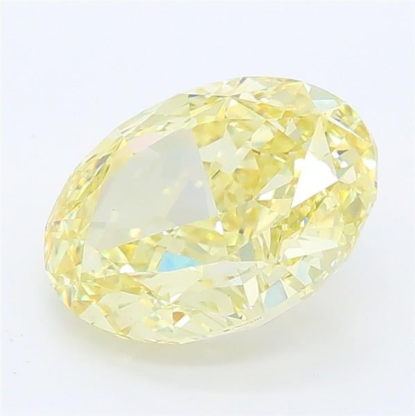 2.67 Ct. Fancy Intense Yellow Oval Lab Grown Diamond