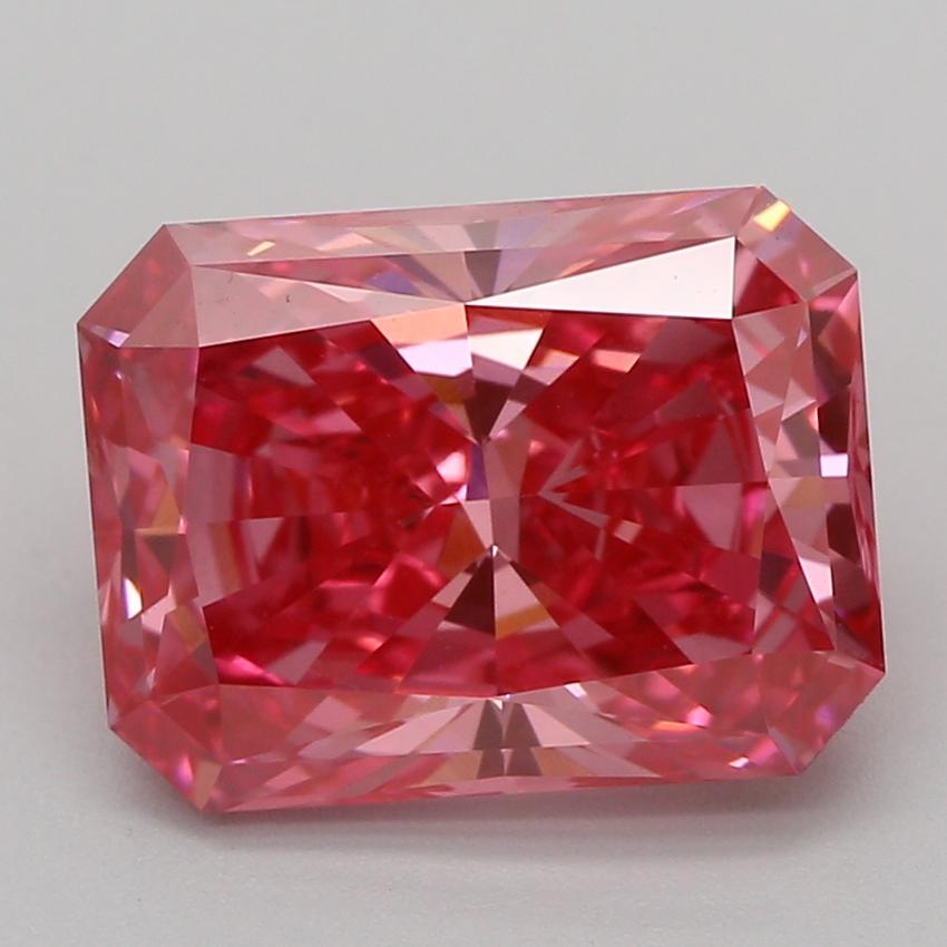 2.02 Ct. Fancy Vivid Pink Radiant Lab Grown Diamond