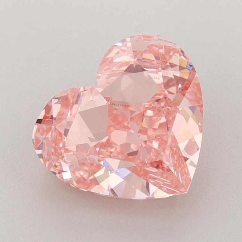 2.18 Ct. Fancy Vivid Pink Heart Lab Grown Diamond