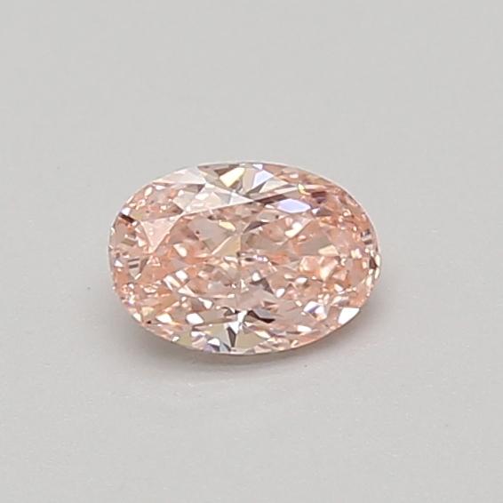 0.37 Ct. Fancy Intense Pink Oval Lab Grown Diamond