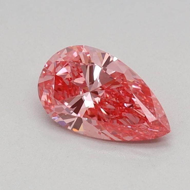 0.40 Ct. Fancy Vivid Pink Pear Lab Grown Diamond