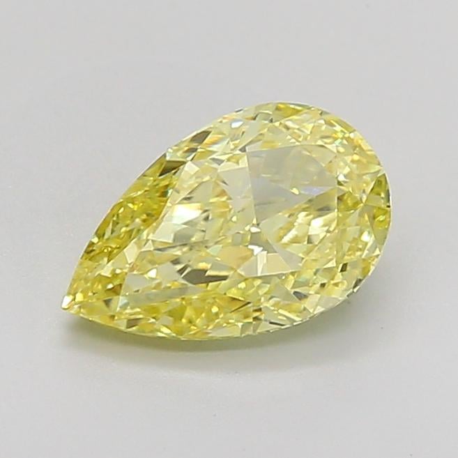 2.01 Ct. Fancy Intense Yellow Pear Lab Grown Diamond