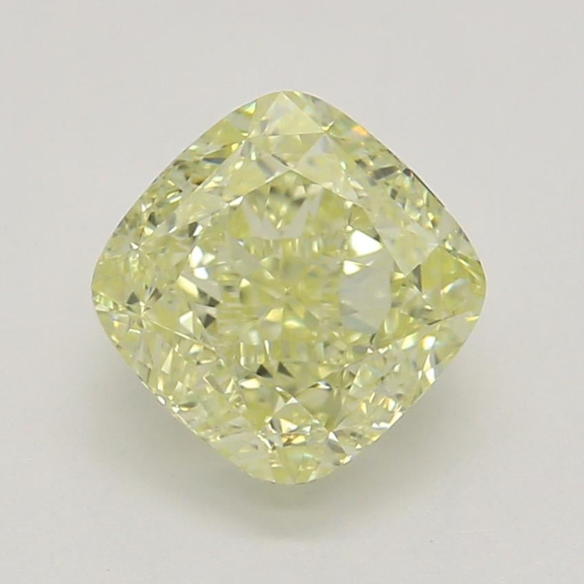 1.04 Ct. Fancy Light Yellow Cushion Diamond