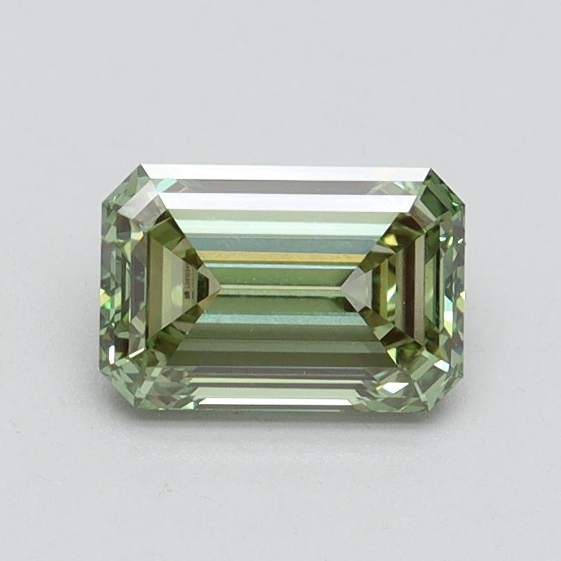 1.04 Ct. Fancy Intense Green Emerald Lab Grown Diamond