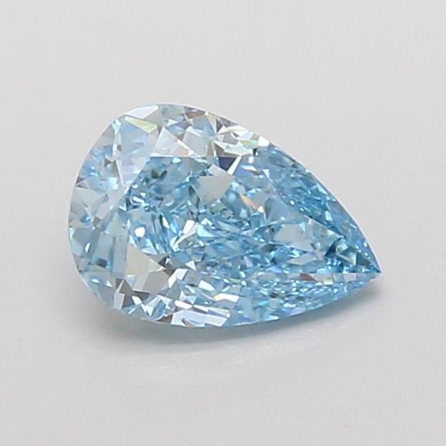 1.05 Ct. Fancy Vivid Blue Pear Lab Grown Diamond