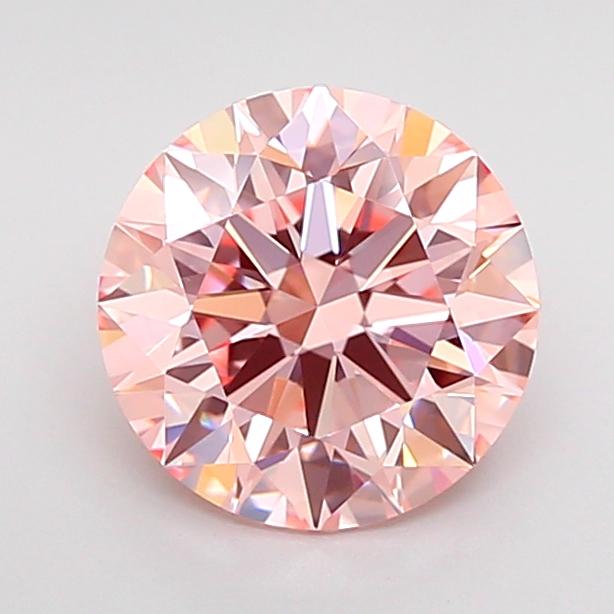 1.86 Ct. Fancy Intense Pink Round Lab Grown Diamond