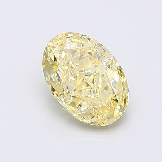 1.09 Ct. Fancy Yellow Oval Lab Grown Diamond
