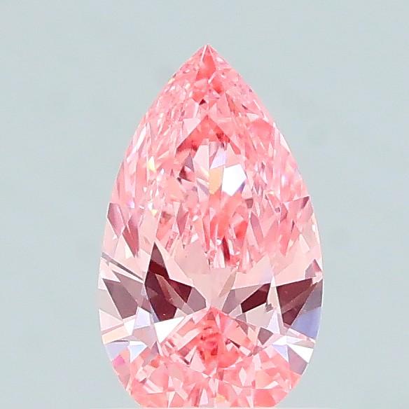 0.48 Ct. Fancy Vivid Pink Pear Lab Grown Diamond