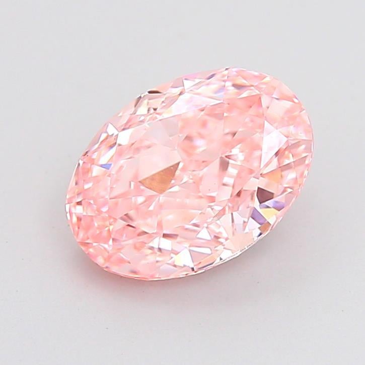 2.15 Ct. Fancy Vivid Pink Oval Lab Grown Diamond