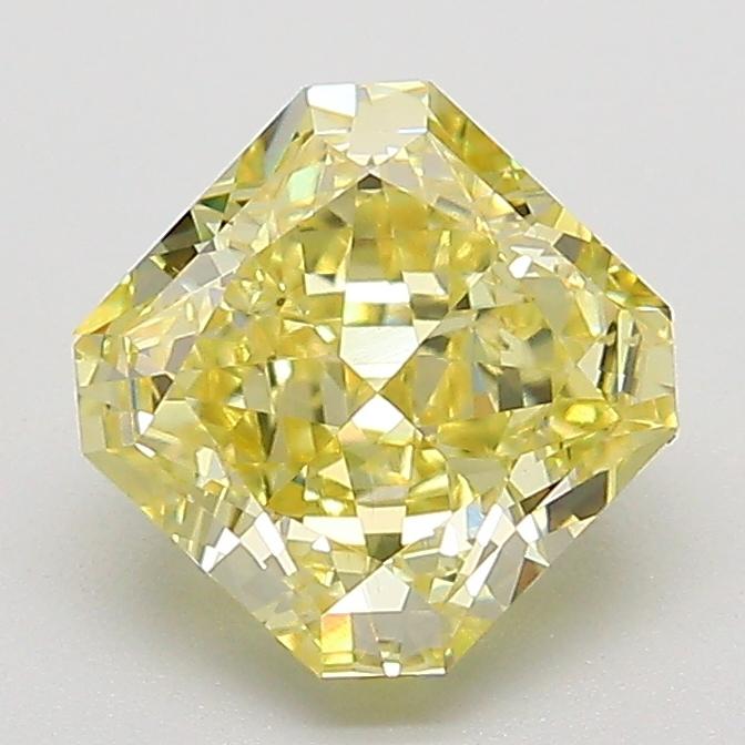 1.70 Ct. Fancy Intense  Yellow Radiant Lab Grown Diamond