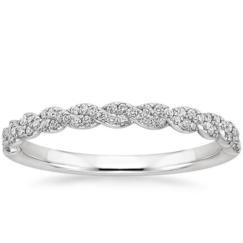 Rose gold diamond engagement ring with surprise diamond details