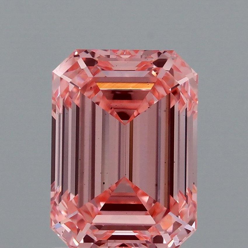 1.92 Ct. Fancy Vivid Pink Emerald Lab Grown Diamond