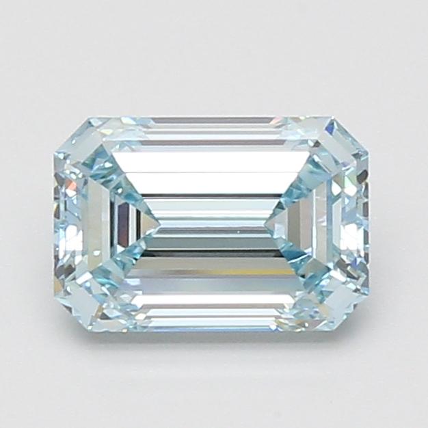 1.52 Ct. Fancy Intense Blue Emerald Lab Grown Diamond