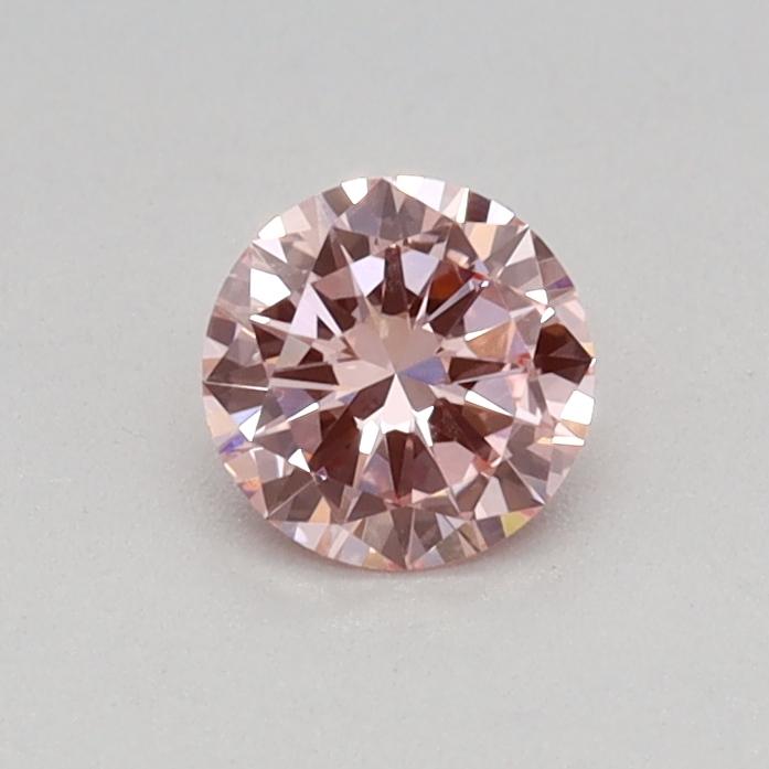 0.25 Ct. Fancy Vivid Pink Round Lab Grown Diamond