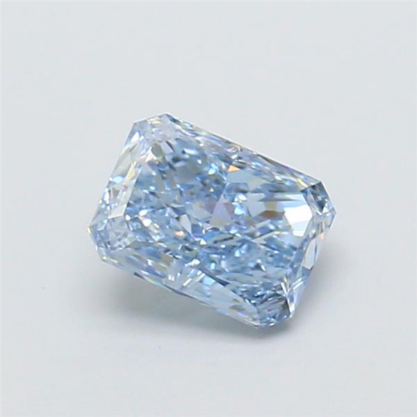 1.06 Ct. Fancy Vivid  Blue Radiant Lab Grown Diamond