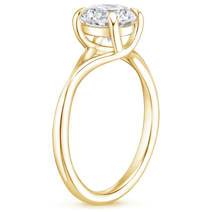 18K Yellow Gold Valetta Ring, large side view