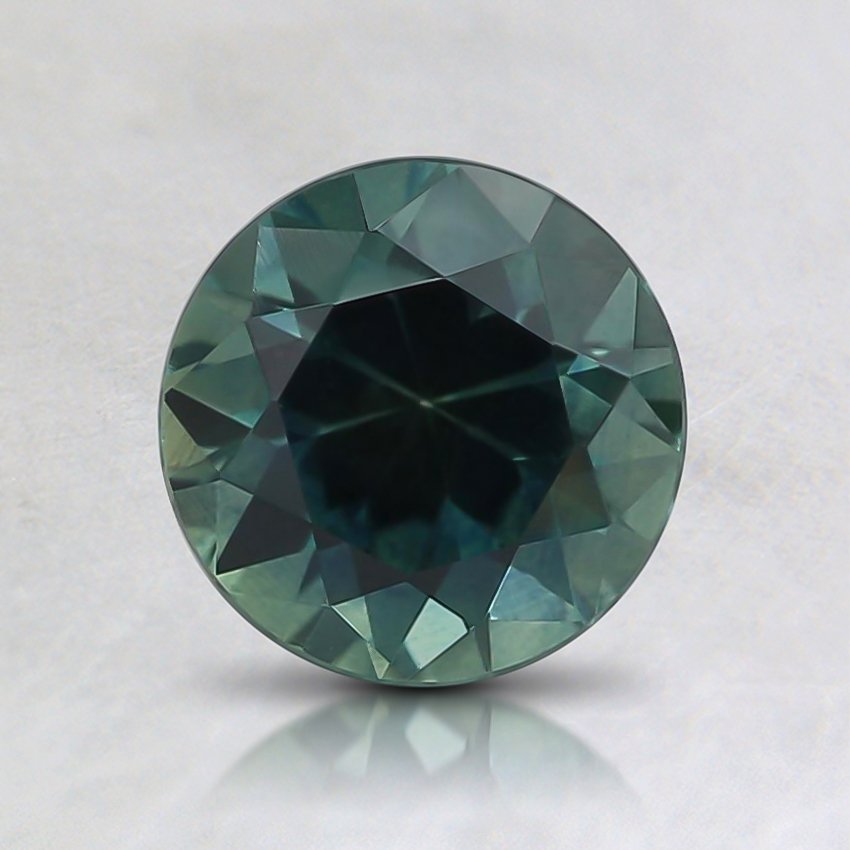6.3mm Teal Round Montana Sapphire