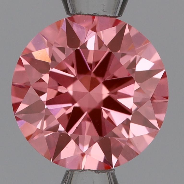 1.02 Ct. Fancy Vivid Pink Round Lab Grown Diamond