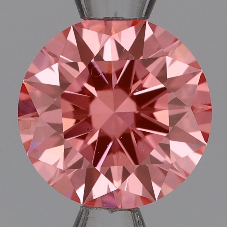 1.03 Ct. Fancy Vivid Pink Round Lab Grown Diamond