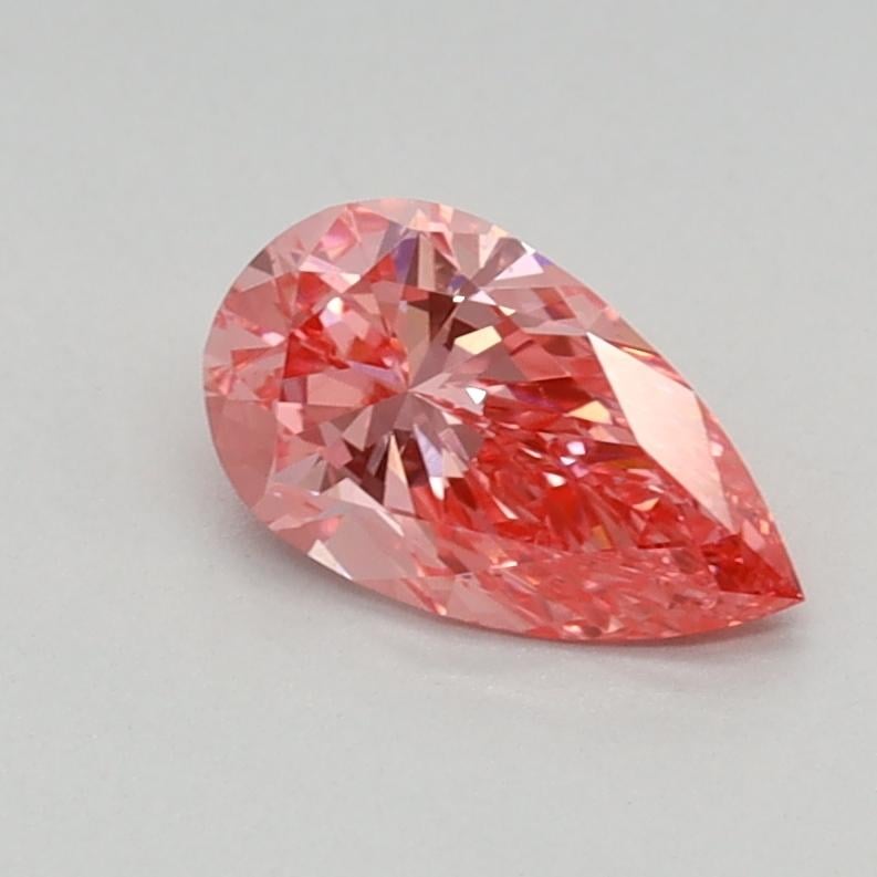 0.47 Ct. Fancy Vivid Pink Pear Lab Grown Diamond