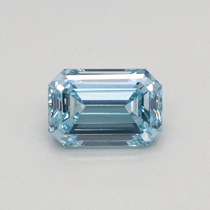 0.35 Ct. Fancy Intense Blue Emerald Lab Grown Diamond