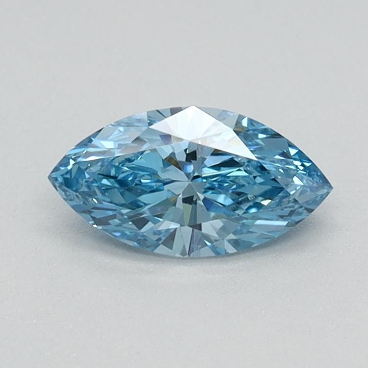 0.33 Ct. Fancy Vivid Blue Marquise Lab Grown Diamond