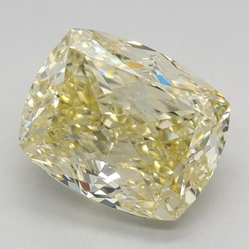 2.51 Ct. Fancy Intense Yellow Cushion Lab Grown Diamond