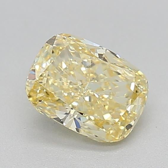 0.70 Ct. Fancy  Yellow Cushion Lab Grown Diamond