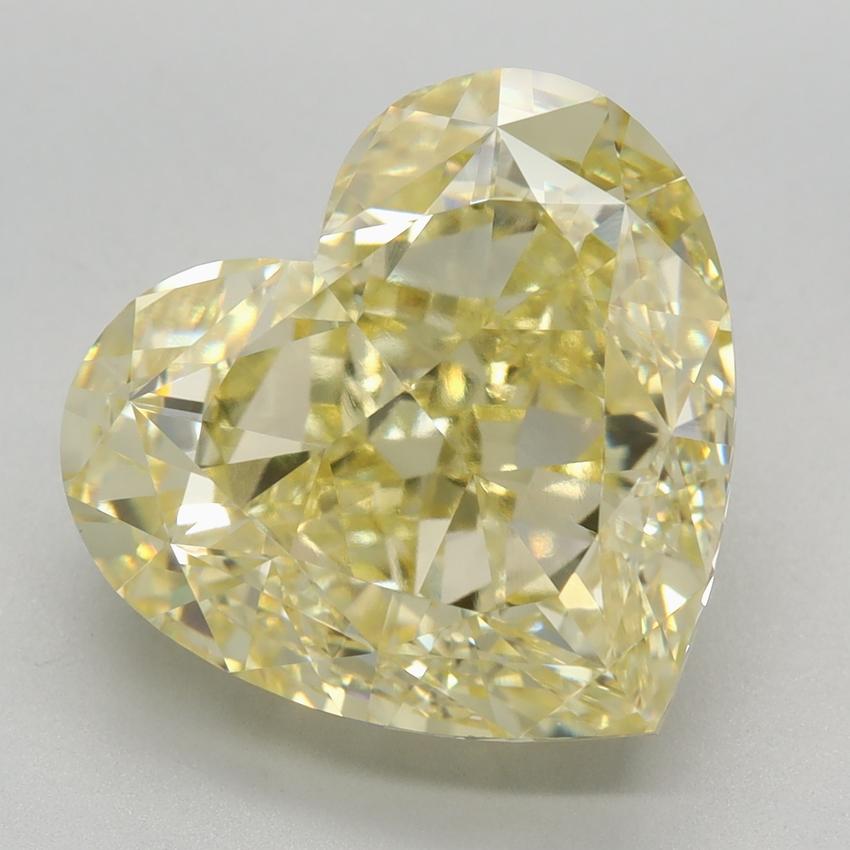 8.90 Ct. Fancy Yellow Heart Lab Grown Diamond