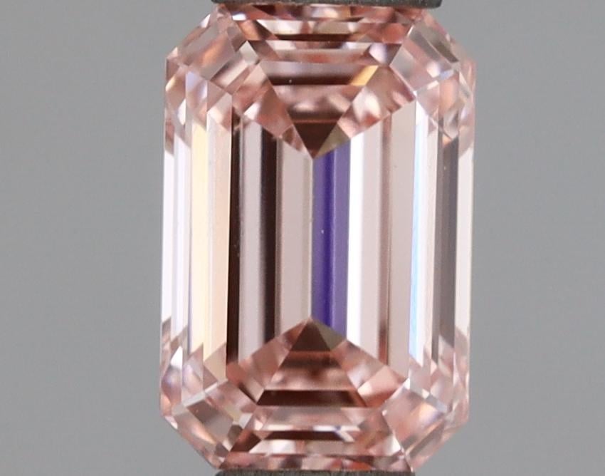 0.70 Ct. Fancy Intense  Pink Emerald Lab Grown Diamond