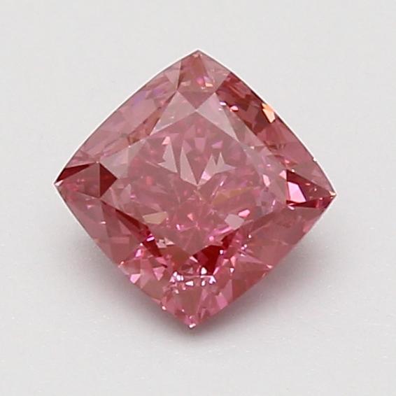 1.01 Ct. Fancy Vivid Pink Cushion Lab Grown Diamond
