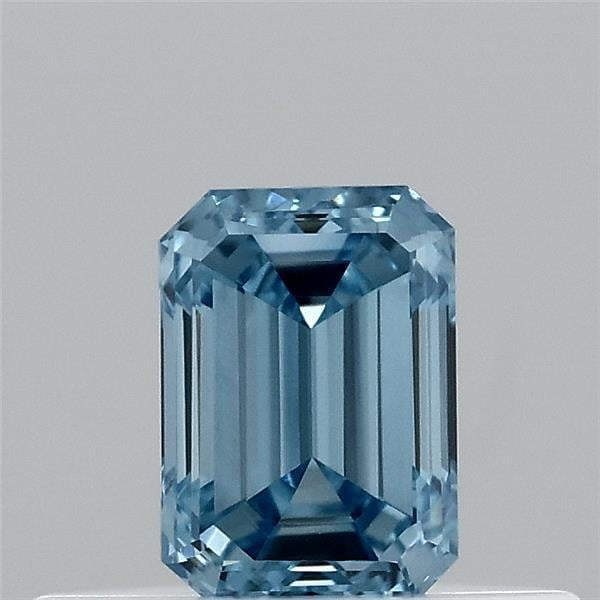 0.32 Ct. Fancy Vivid Blue Emerald Lab Grown Diamond