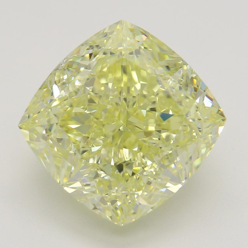 6.19 Ct. Fancy Yellow Cushion Diamond
