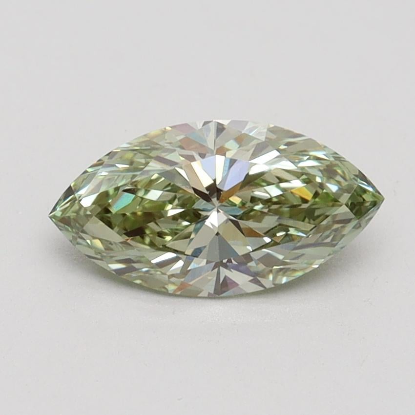 1.00 Ct. Fancy Intense Green Marquise Lab Grown Diamond
