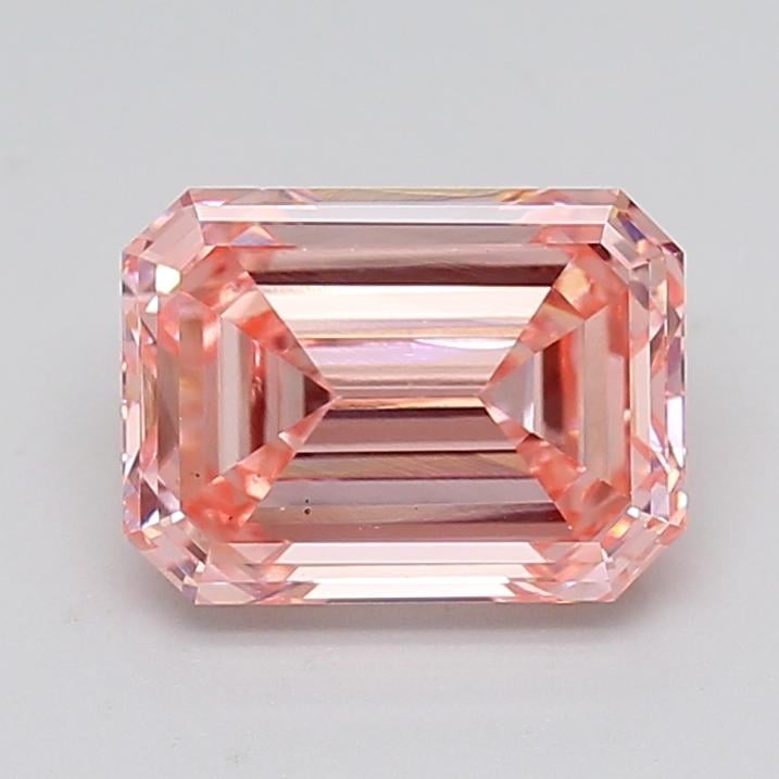3.13 Ct. Fancy Vivid  Pink Emerald Lab Grown Diamond