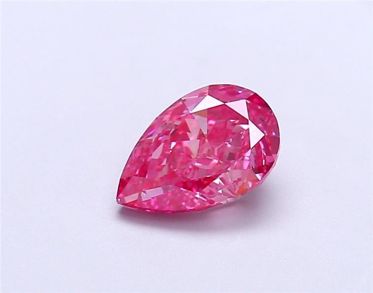 1.02 Ct. Fancy Vivid  Pink Pear Lab Grown Diamond