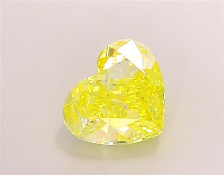 1.50 Ct. Fancy Vivid  Yellow Heart Lab Grown Diamond