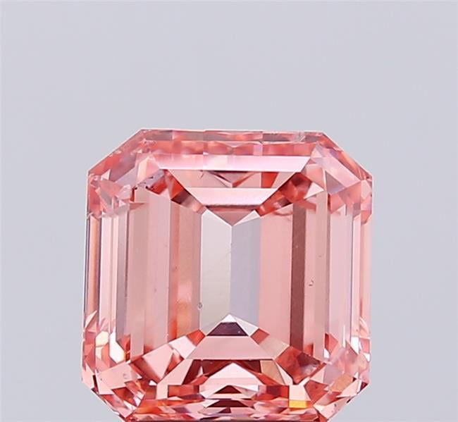 3.50 Ct. Fancy Vivid  Pink Asscher Lab Grown Diamond