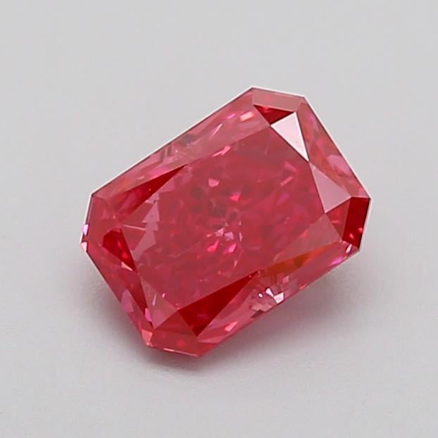 1.09 Ct. Fancy Vivid  Pink Radiant Lab Grown Diamond