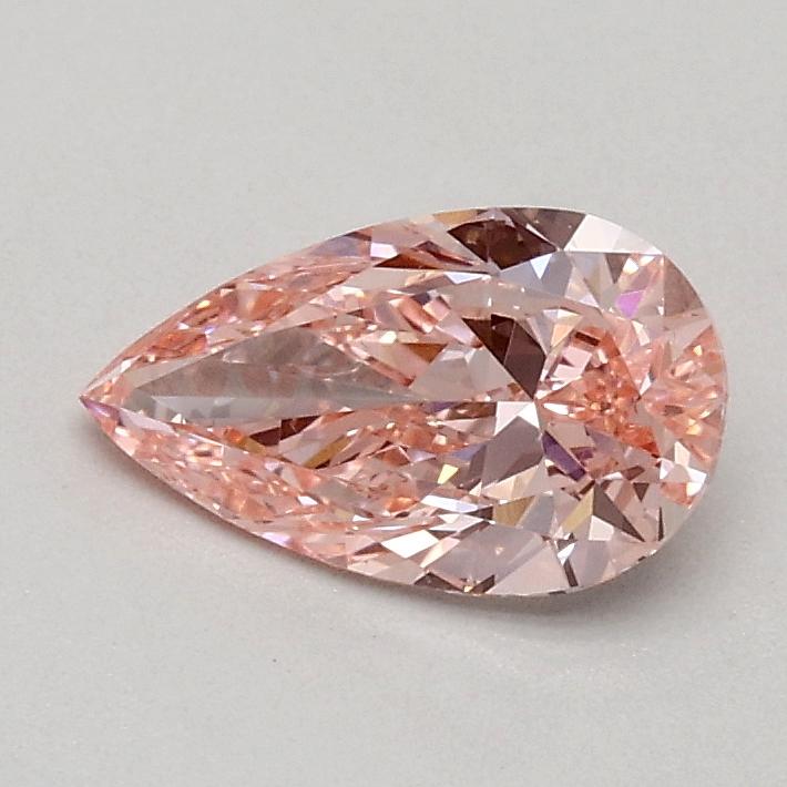 0.50 Ct. Fancy Intense Pink Pear Lab Grown Diamond