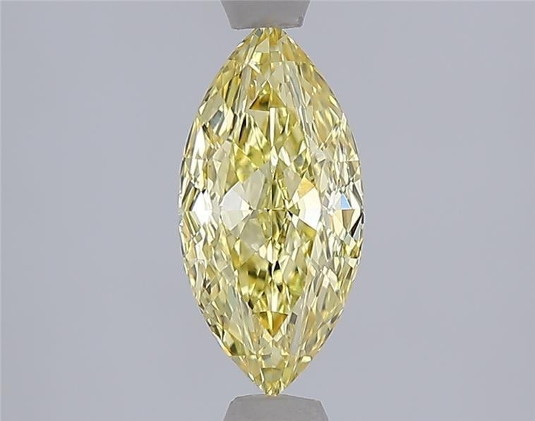 1.09 Ct. Fancy Intense  Yellow Marquise Lab Grown Diamond